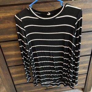 Pinkblush black stripped shirt